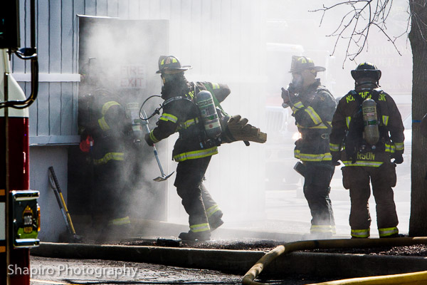 warehouse fire in Northbrook at 725 Landwehr Road Larry Shapiro photography fire scene photos 10-10-13